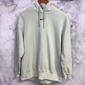 Nike Center Check Hoodie Sweatshirt Mens Small Embroidered Check Logo